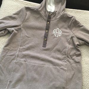 NWT MarleyLilly Monogrammed Pullover Hoodie